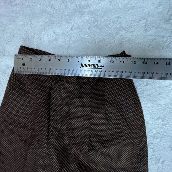 Vintage Spitalnick & Co. High Waisted Straight Trouser Pants Size 4 Brown Casual - Picture 6 of 9